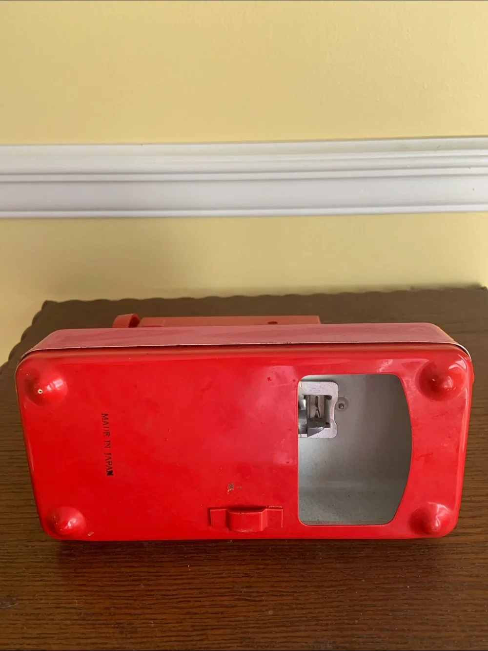 Vintage Penneys Red Kids Toy Sewing Machine